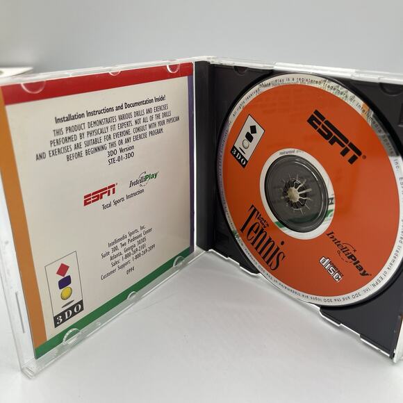 ESPN Let's Play Tennis User Manual CD-ROM PC by IntelliPlay - Picture 3 of 8